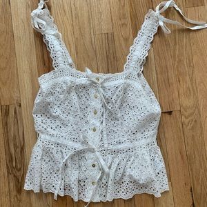 Ulla Johnson Eyelet tank